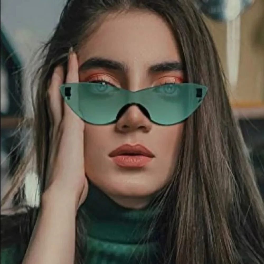 Transparent Lens Cat eye sunglasses